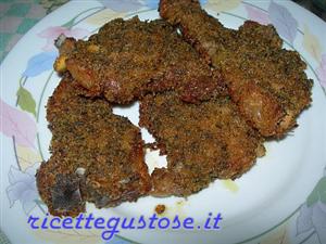 Costolette di agnello alla senape